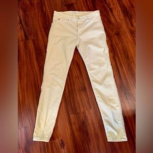 Hudson Jeans Off-White Skinny Jeans